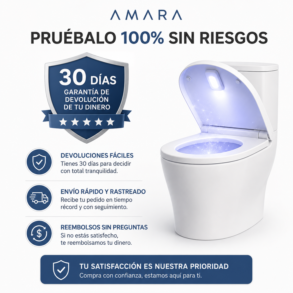 Lámpara UV Desinfectante para Inodoro – Autolimpiante y Luz Nocturna