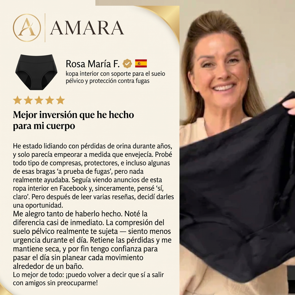 Amara — Bragas Activas Ultraabsorbentes
