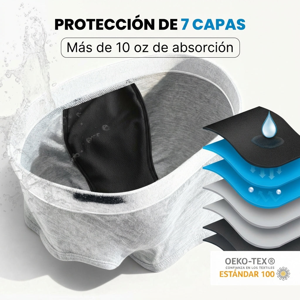 Calzoncillos Ultraabsorbentes para Incontinencia